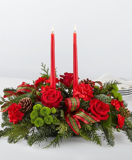 By the Candlelight Centerpiece Christmas Fresh Mix
