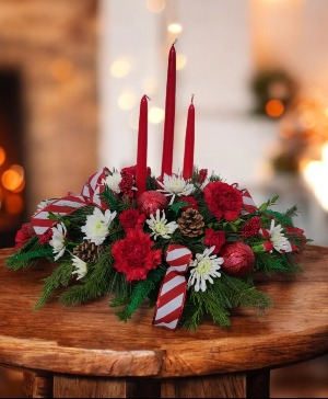 Ribbons, Balls and Berries FHF-C011 Fresh Flower Arrangement (Local Delivery Area Only)