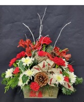 Wonderous Winter FHF-C015 Fresh Flower Arrangement (Local Delivery Area Only)
