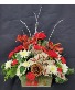 Wonderous Winter FHF-C015 Fresh Flower Arrangement (Local Delivery Area Only)