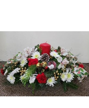 Elegant Light Centerpiece FHF-C021 Fresh Flower Arrangement (Local Delivery Area Only)