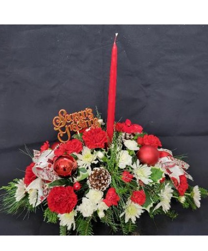  Simply Festive Holiday Bouquet FHF-C027 Fresh Flower Arrangement (Local Delivery Area Only)