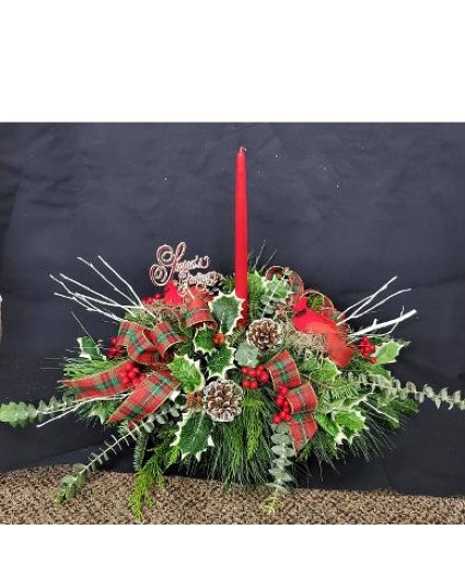 Natural Season's Greetings FHF-C031 Fresh Flower Arrangement (Local Delivery Area Only)
