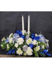 A Cold Blue Night FHF-C032 Fresh Flower Arrangement (Local Delivery Area Only)