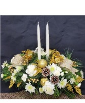 Fancy Golds and Whites FHF-C037 Fresh Flower Arrangement (Local Delivery Area Only)