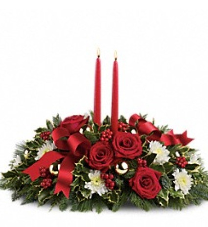 C*  Holiday Shimmer Centerpiece  TWR12-5A 
