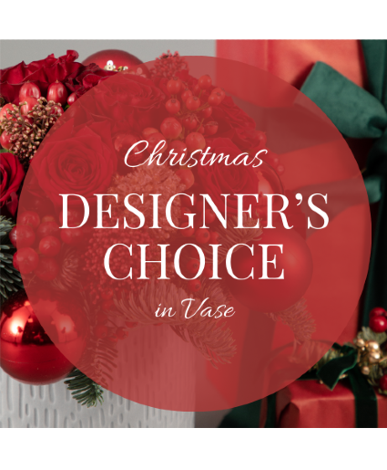 C100 - Christmas Designer's Choice in Vase Arrangement