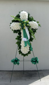 C2 White carnation Cross