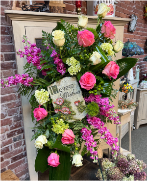 Standing Spray with Plaque 