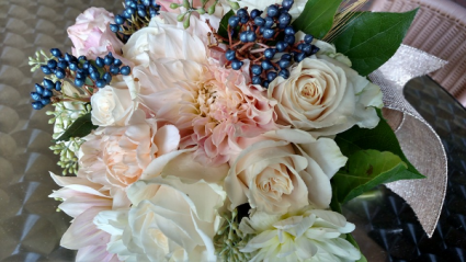 Cafe au lait Bride bouquet