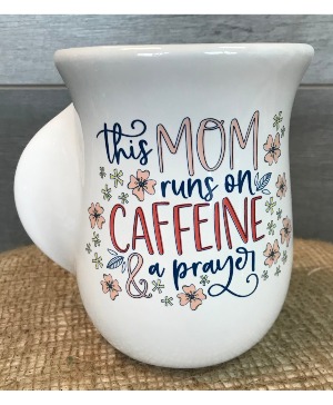 Caffeine & Prayer Mom Mug Giftware