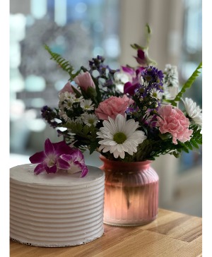 Cake and Flower Combo 