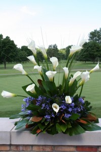 Cala Lilies & Lily of the Nile Custom Arrangement