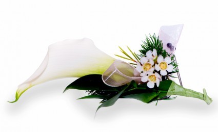 Calla Lily Boutonniere