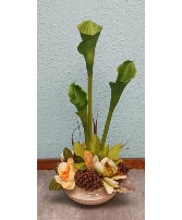 Calla Lily Floral Silk Arrangement