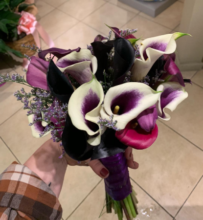 Calla lily obsession  wedding bouquet