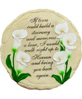 Calla Lily Stepping Stone Stone