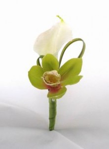 Calla & Orchid Boutonniere  in Fort Worth, TX | DAVIS FLORAL DESIGNS