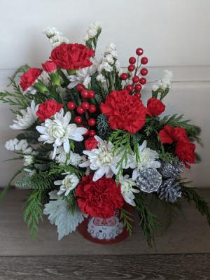 Calling Santa Fresh Arrangement
