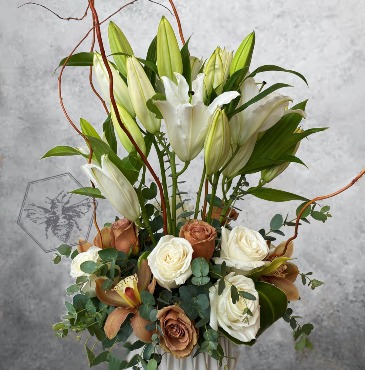 Calm and Elegant Whole Hive Designers choice in Sylvan Lake, AB | The B Nest Floral Design and Studio Calm and Elegant Whole Hive Designers choice in Sylvan Lake, AB | The B Nest Floral Design and Studio