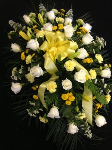 Calm and Peaceful Spray Funeral Arrangment