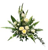 Calm Farewell Mache Floor or Table Top Arrangement