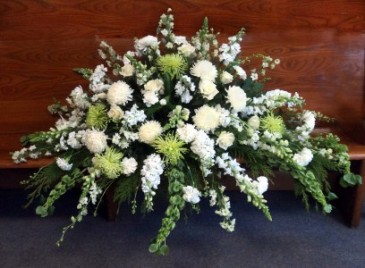 Calming Grace Blanket Funeral arrangement in North Adams, MA | MOUNT WILLIAMS GREENHOUSES INC