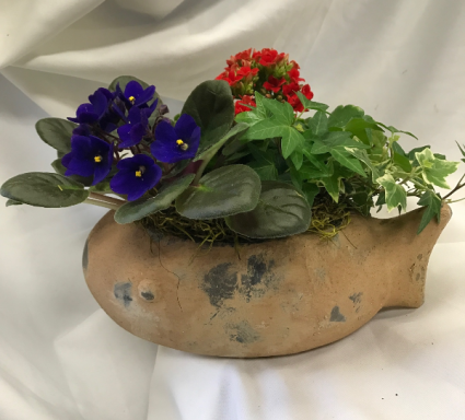 Camo Fish Planter Planter