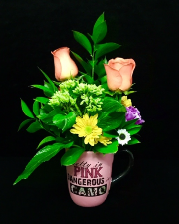 Camo Pink Spring Floral Mix