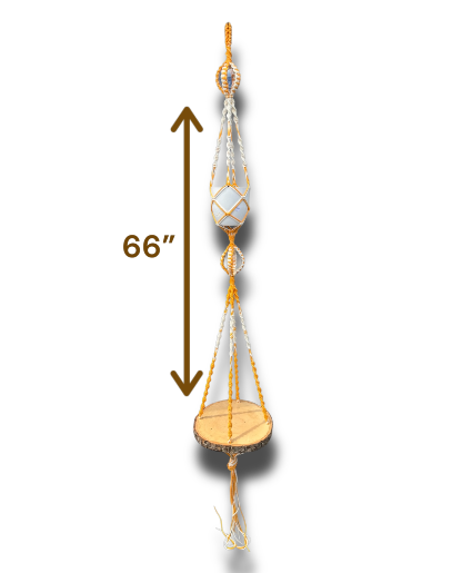 'Camp side' Macrame Plant Hanger