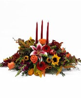 Candle Arrangement centerpiece   fall 