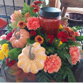 Jar Candle Bouquet  