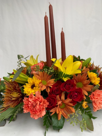 Glowing Harvest Centerpiece