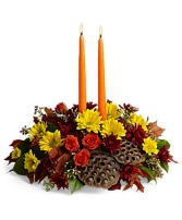 Candle Centerpiece Fresh Mix