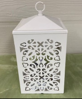 Candle Warmer Lantern - White 