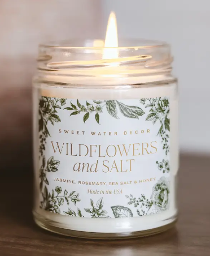 Candle: WILDFLOWERS and SALT
