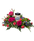 Candle with fresh 