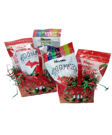 Candlelight Candy Basket Michi-Gummies and Candy in Troy, MI | DELLA'S MAPLE LANE FLORIST