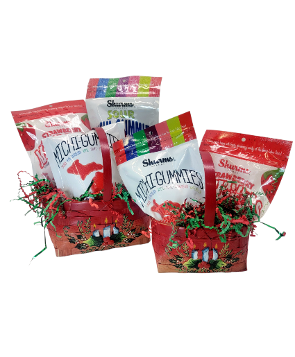 Candlelight Candy Basket Michi-Gummies and Candy