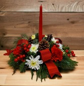 Candlelight Christmas Centerpiece 