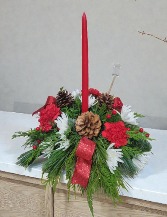Candlelight Christmas Centerpiece 