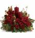 Candlelit Christmas Centerpiece