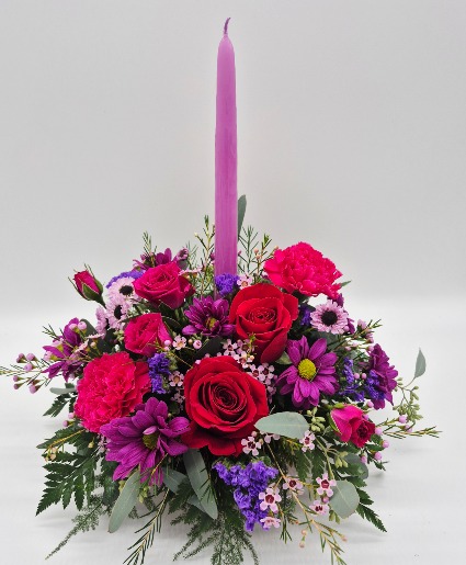 Candlelit Dinner  Floral Bouquet