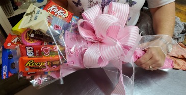 Candy Arm Bouquet in Dothan, AL | Flowers of Hope Candy Arm Bouquet in Dothan, AL | Flowers of Hope