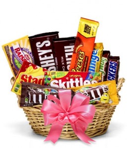 Candy Bar Gift Basket