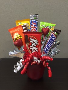 Candy Bar  Valentines Day Bouquet