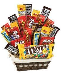 candy basket candy