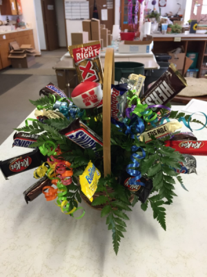 Candy Bouquet Gift Basket