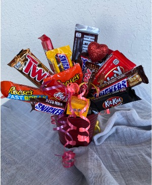 Tin Candy Bouquets 