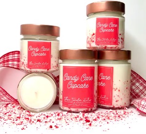 Candy Cane Candle 6 or 10oz 